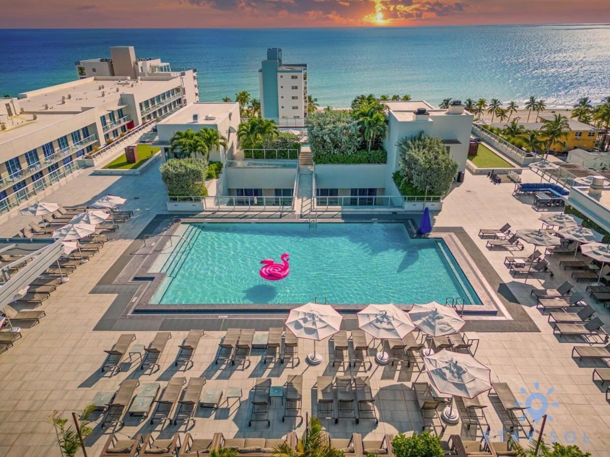 Hollywood Beach Broad - Walk - Amazing Pool - Hot Tub Extérieur photo