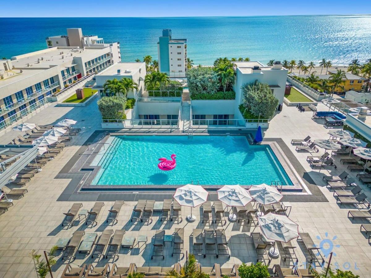 Hollywood Beach Broad - Walk - Amazing Pool - Hot Tub Extérieur photo