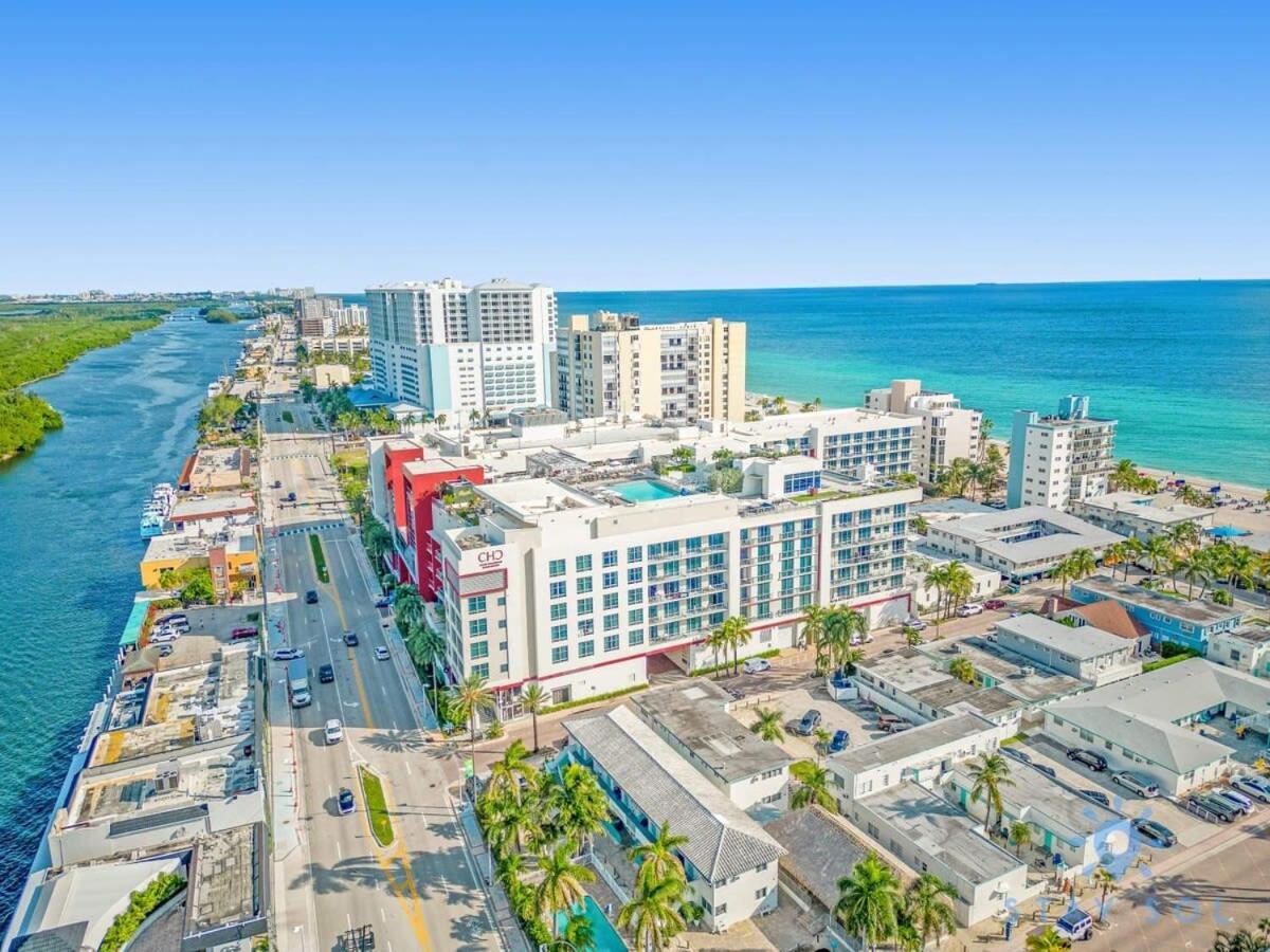 Hollywood Beach Broad - Walk - Amazing Pool - Hot Tub Extérieur photo