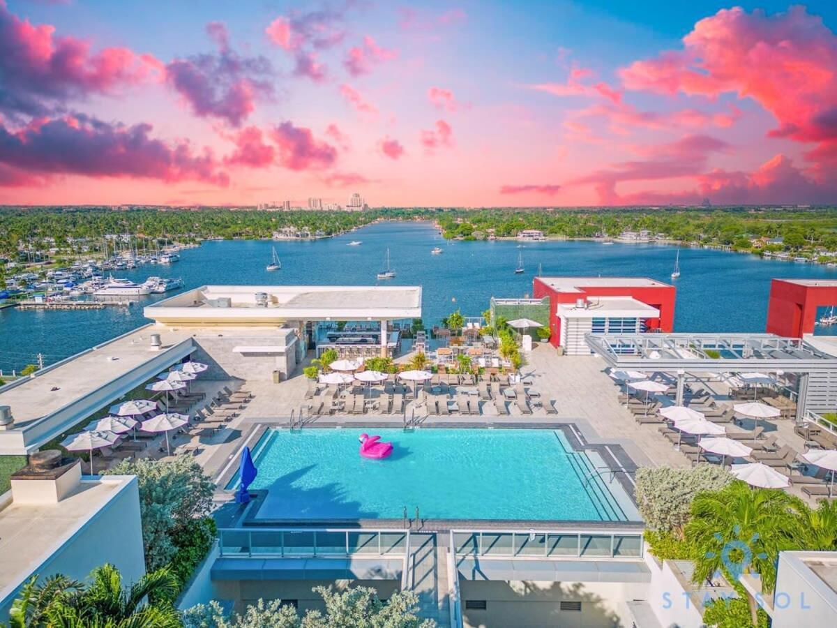 Hollywood Beach Broad - Walk - Amazing Pool - Hot Tub Extérieur photo