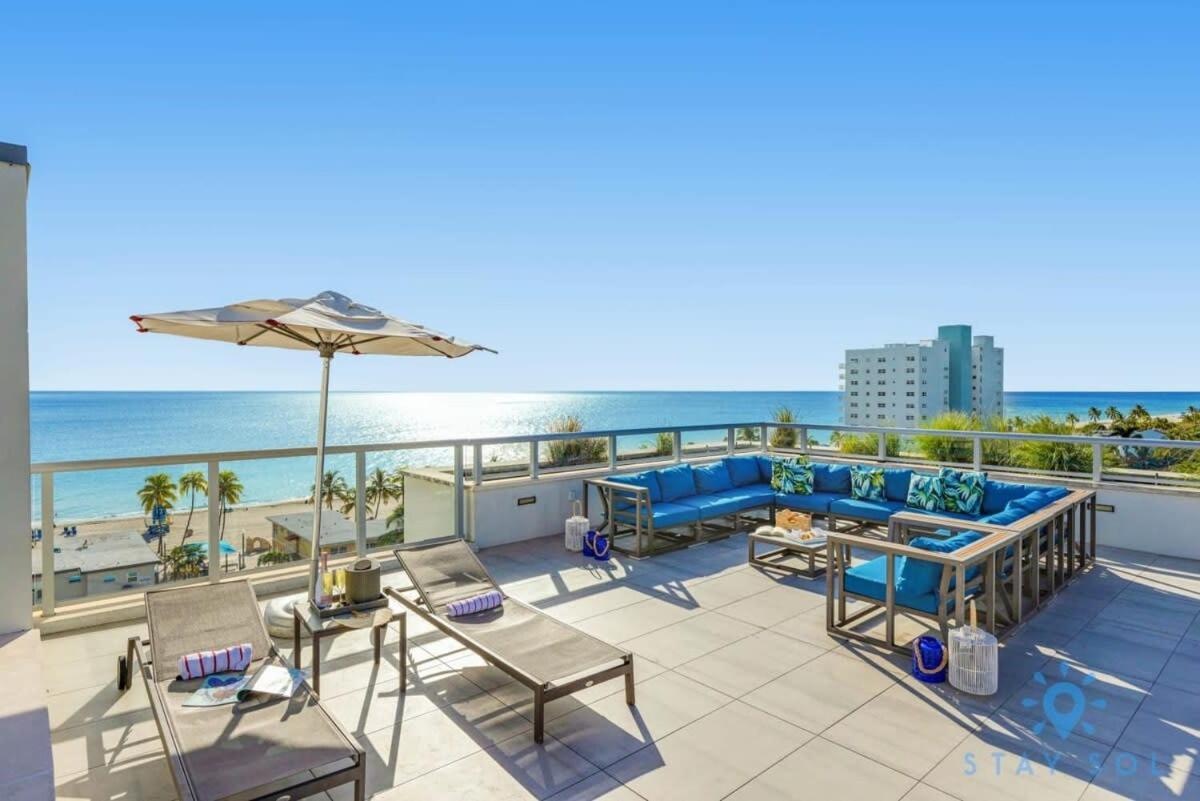Hollywood Beach Broad - Walk - Amazing Pool - Hot Tub Extérieur photo