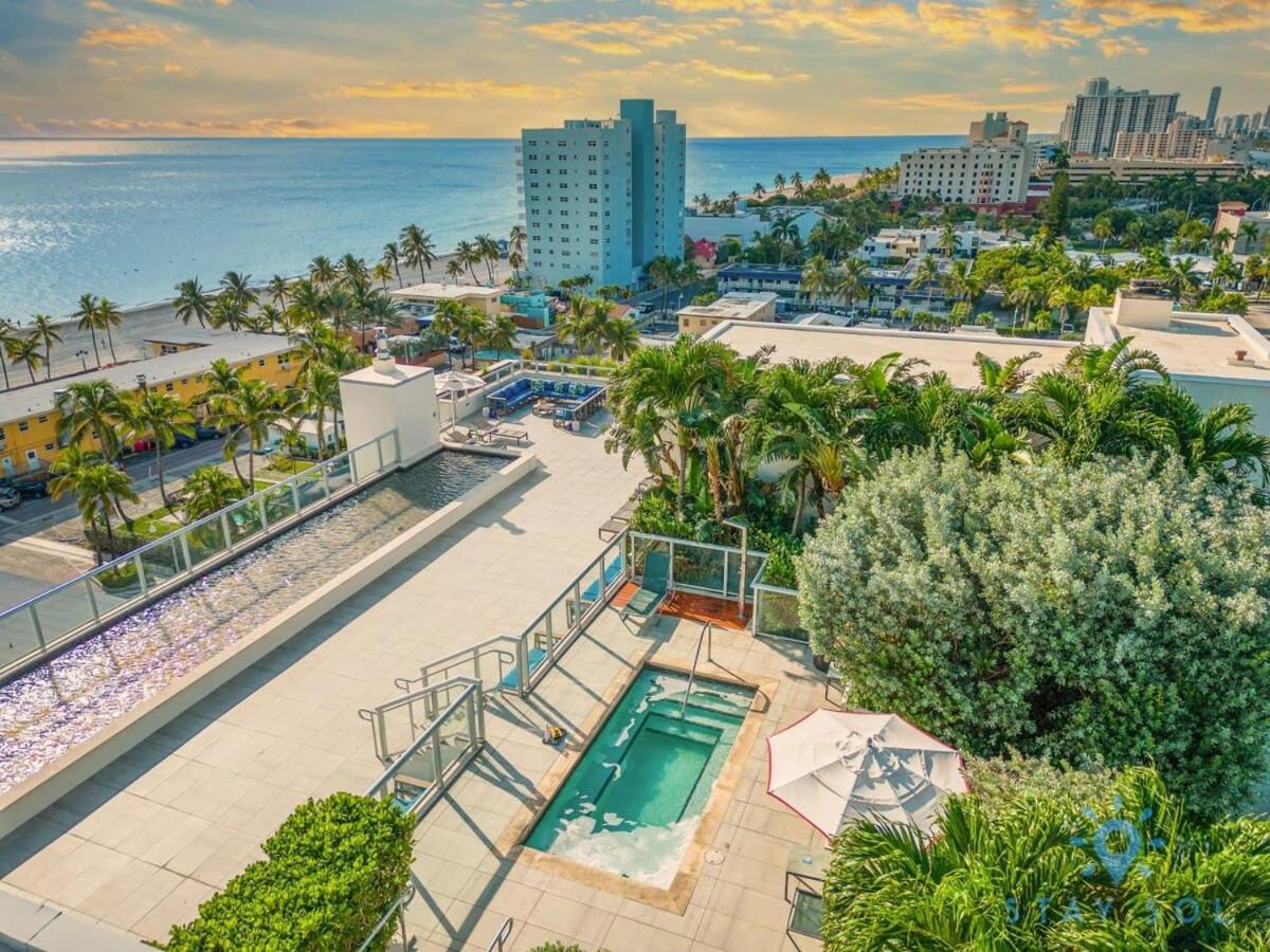 Hollywood Beach Broad - Walk - Amazing Pool - Hot Tub Extérieur photo