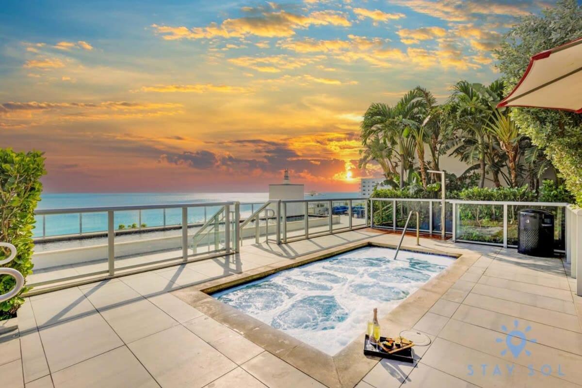 Hollywood Beach Broad - Walk - Amazing Pool - Hot Tub Extérieur photo