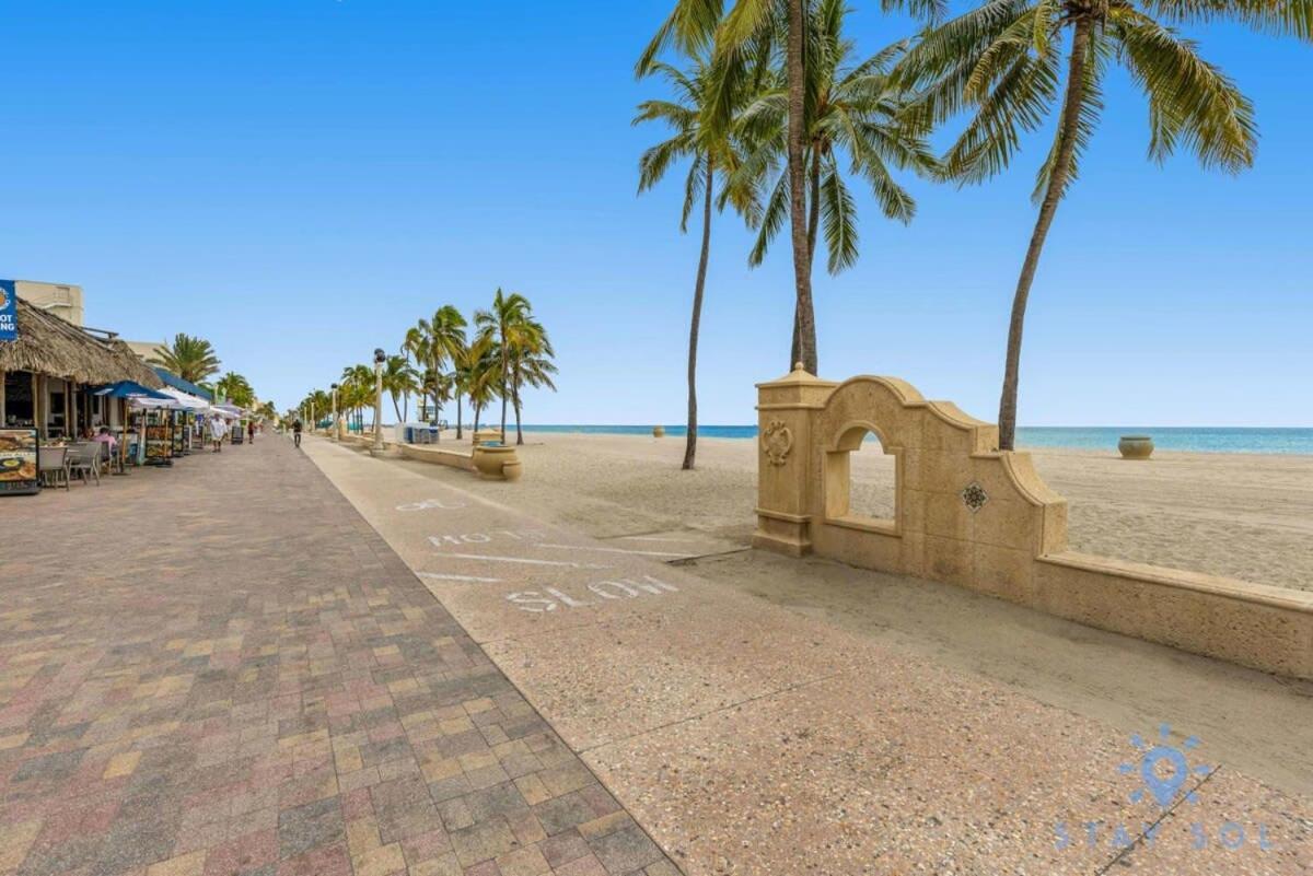 Hollywood Beach Broad - Walk - Amazing Pool - Hot Tub Extérieur photo